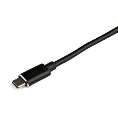 StarTech.com - Hub Ladrón USB C de 4 Puertos - Concentrador USB Tipo C a 4 Puertos USB A con Interruptores Individuales de Encendido/Apagado - USB 3.2 Gen 1 SuperSpeed de 5Gbps - Alimentado por el Bus USB - Portátil - con Cable Incorporado de 25cm