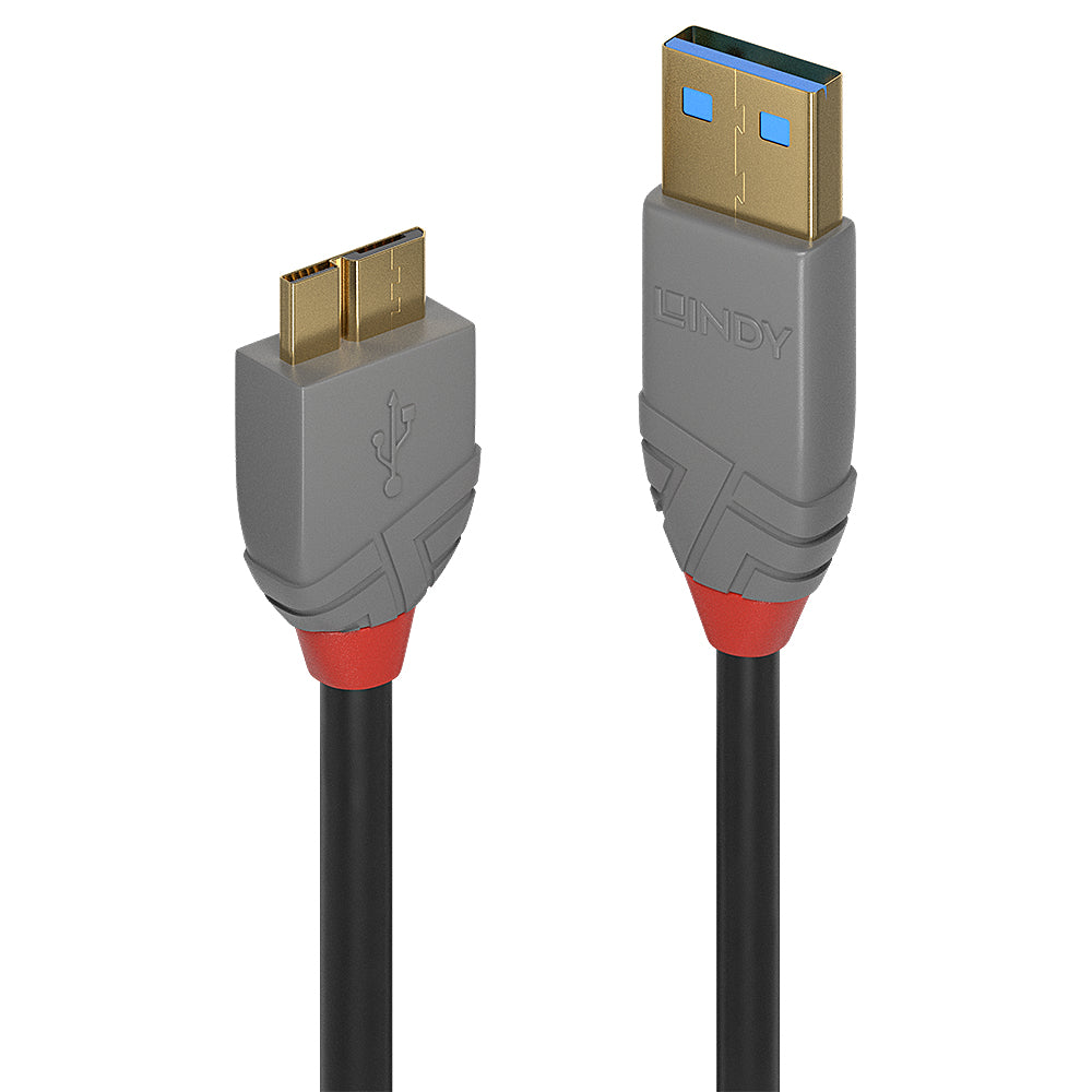 Lindy - 36766 cable USB USB 3.2 Gen 1 (3.1 Gen 1) 1 m USB A Micro-USB B Negro