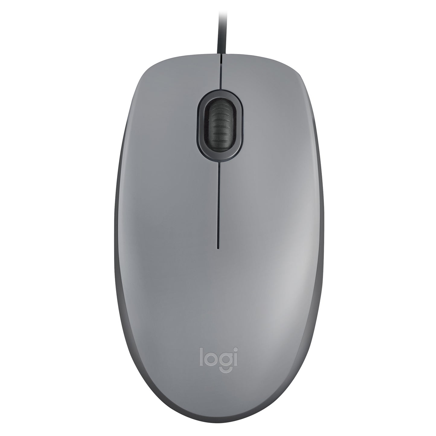 Logitech M110 Silent Raton USB 1000dpi - 3 Botones - Silencioso - Uso Ambidiestro - Cable de 1.80m - Color Gris 1 pieza(s)