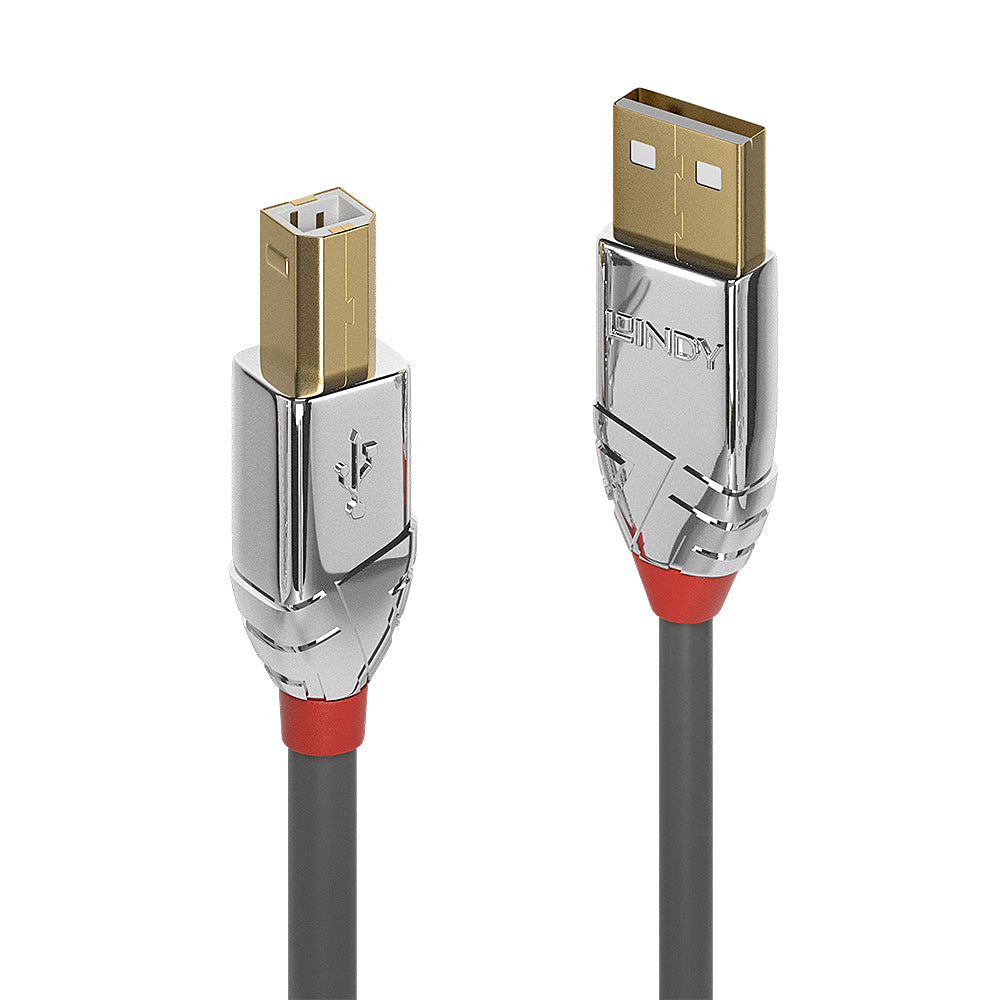 Lindy - 36643 cable USB USB 2.0 3 m USB A USB B Gris