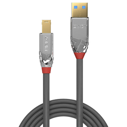 Lindy - 36663 cable USB USB 3.2 Gen 1 (3.1 Gen 1) 3 m USB A USB B Gris