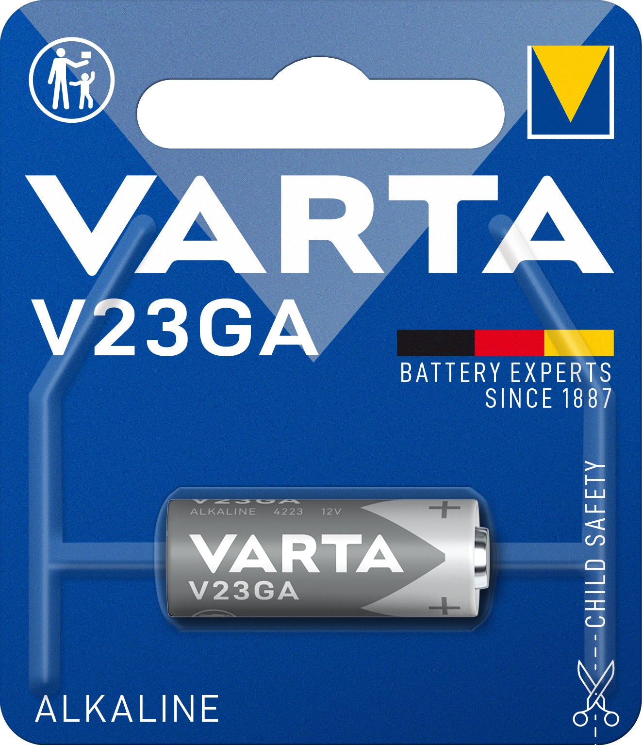 Varta - 04223 Batería de un solo uso A23 Alcalino