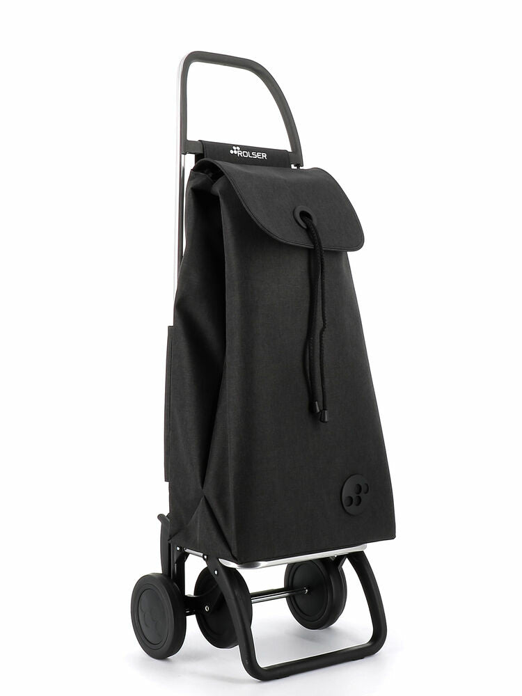 Rolser - I-Max Tweed Negro Bolsa para carrito de la compra