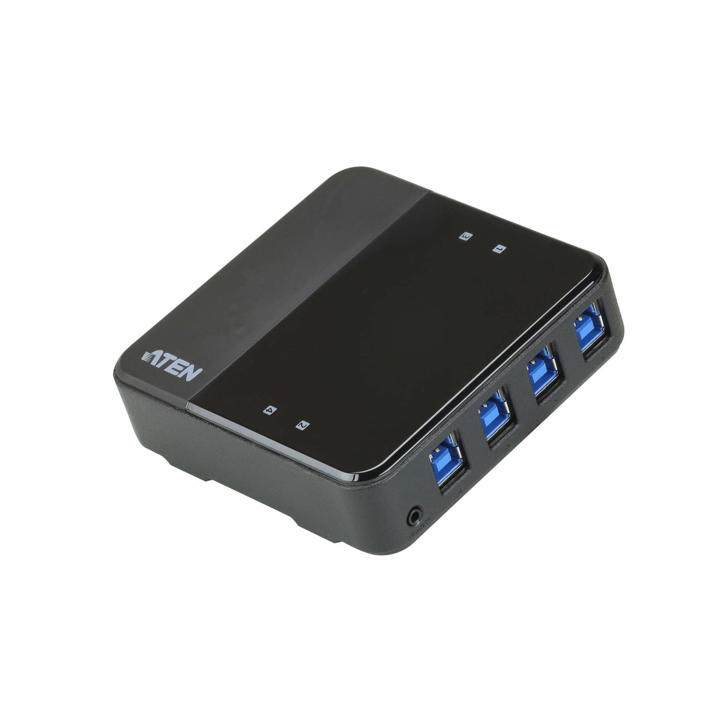 ATEN - Switch de periféricos USB 3.2 Gen1 de 4 x 4 puertos