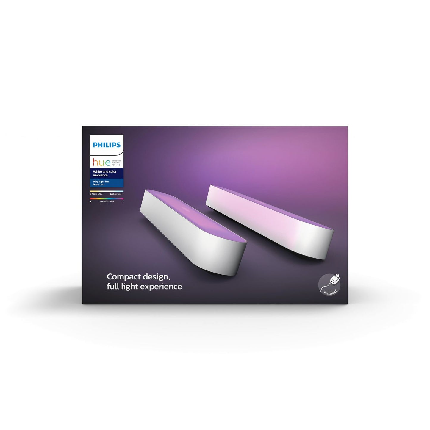 Philips by Signify - Hue White and Color ambiance Pack doble barra de luces Play