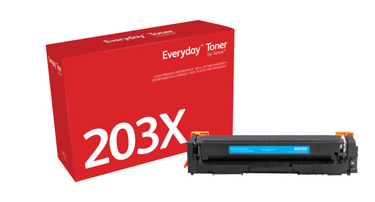 Everyday El tóner ™ Cian de Xerox es compatible con HP 203X (CF541X), High capacity