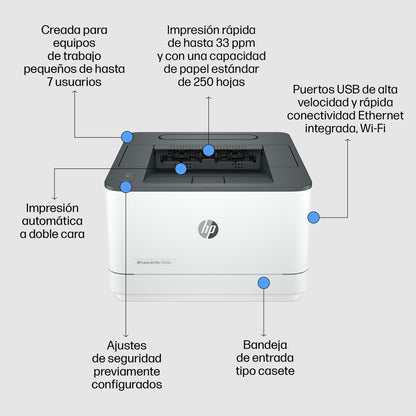 HP - LaserJet Pro Impresora 3002dn