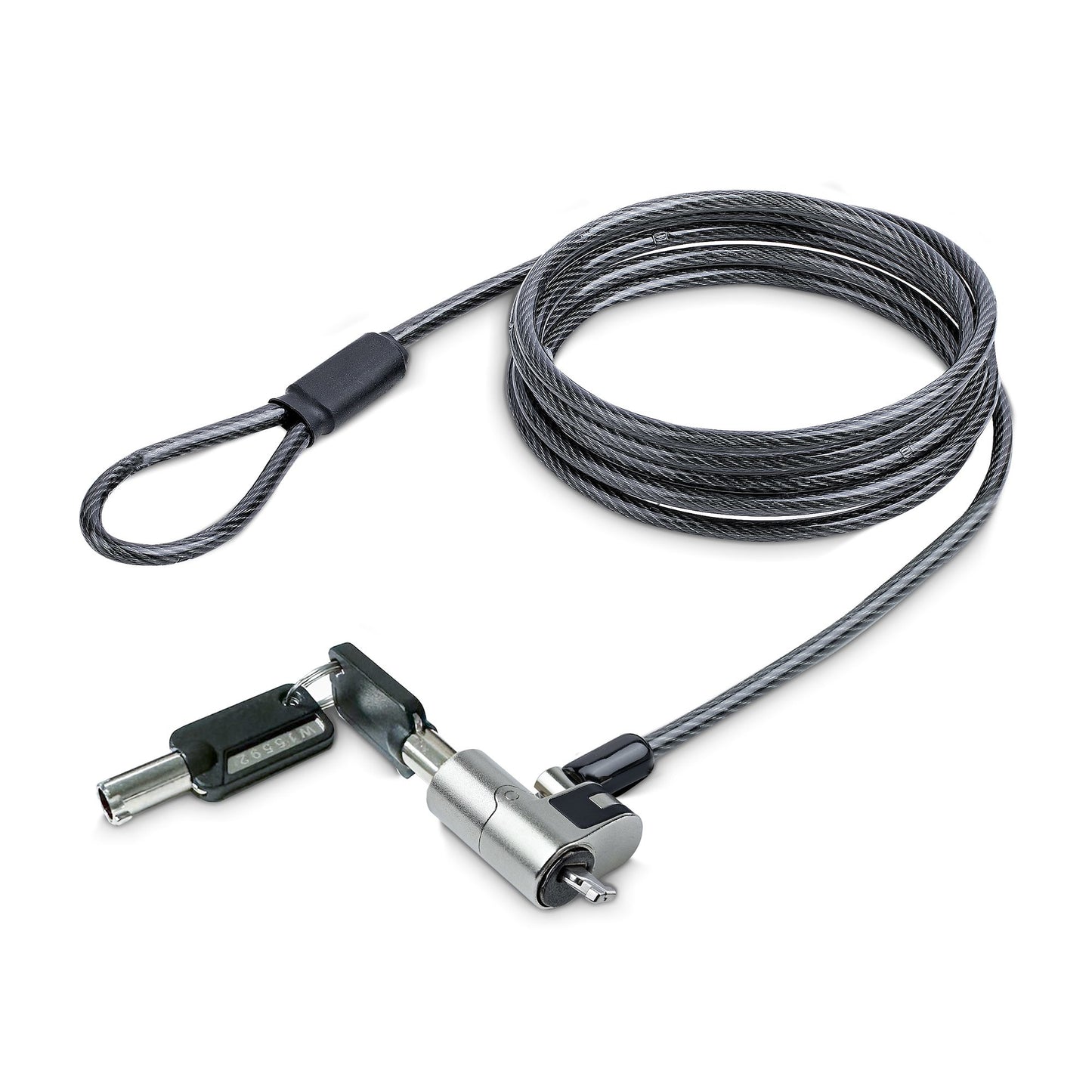 StarTech.com - NANOK-LAPTOP-LOCK cable antirrobo Negro  Plata 2 m