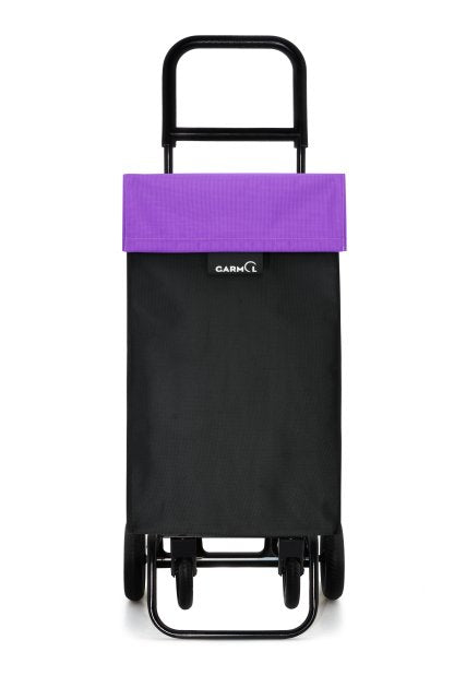 Garmol - 10015 Travel Negro  Púrpura Bolsa para carrito de la compra