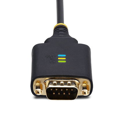 StarTech.com - 2P6FFC-USB-SERIAL cambiador de género para cable USB-A 2 x DB-9 RS-232 Negro  Gris