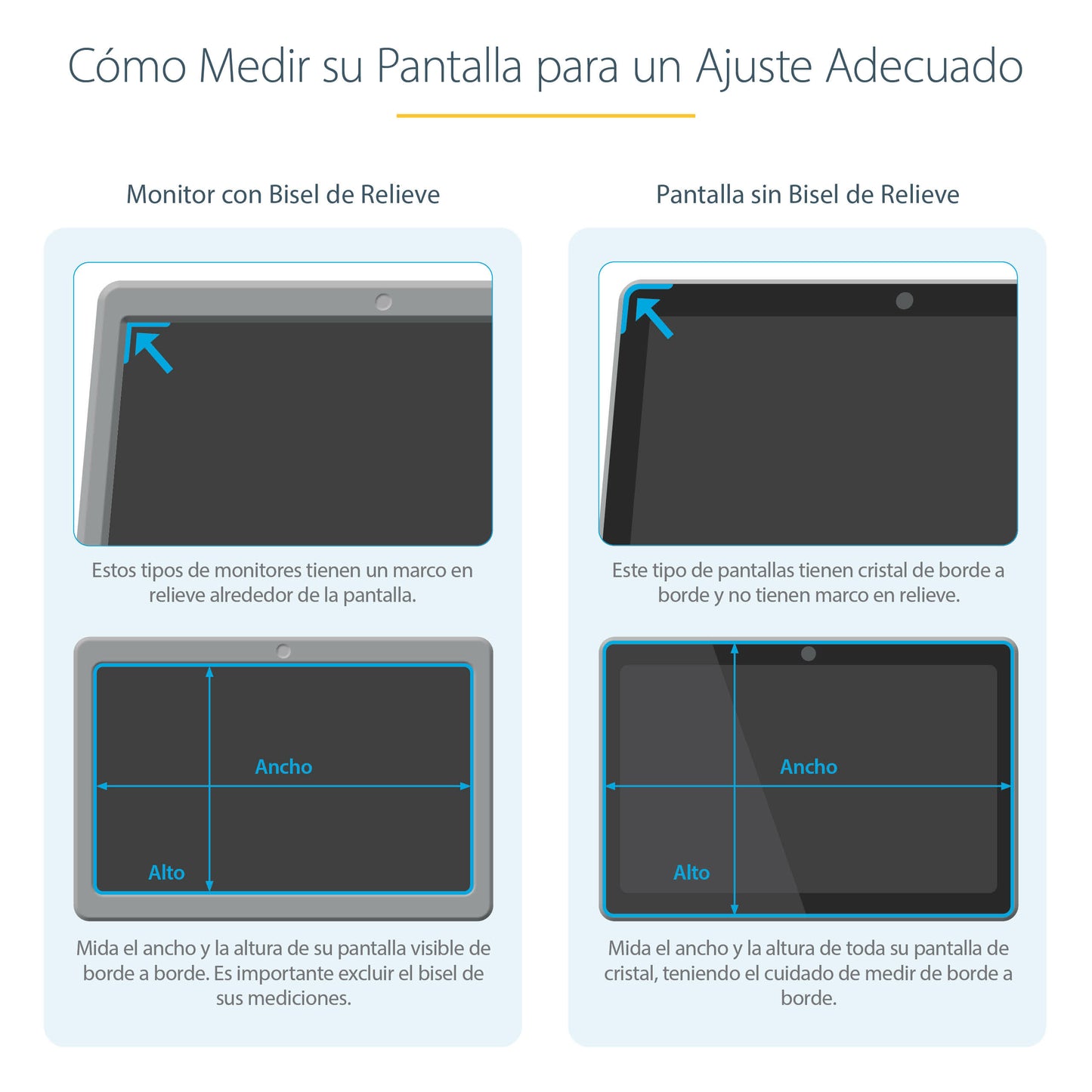 StarTech.com - Filtro de Privacidad de 15 6 Pulgadas 16:9 para Portátil - Pantalla de Privacidad Protector Anti Brillo para Portátil - Anti Luz Azul con Reducción del 51% - +/- 30°