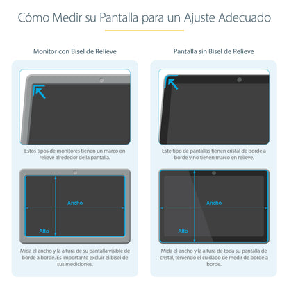 StarTech.com - Filtro de Privacidad de 23 6 Pulgadas 16:9 para Monitor - Pantalla de Privacidad Protector Anti Brillo - Anti Luz Azul con Reducción del 51% - Ángulo de +/- 30°