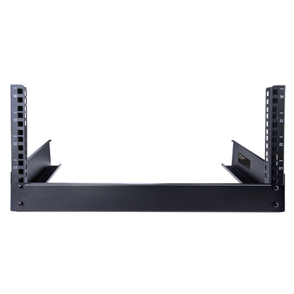 StarTech.com - Rack 4U de 19" de Marco Abierto para Sobremesa con 2 Columnas - Rack para Equipos de Ordenador  AV o de Datos con Capacidad de Carga de 42kg - con Tuercas/Tornillos Enjaulados