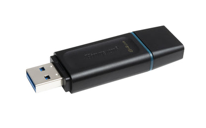 Kingston Technology - DataTraveler Exodia unidad flash USB 64 GB USB tipo A 3.2 Gen 1 (3.1 Gen 1) Negro  Turquesa