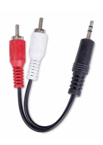 DCU Advance Tecnologic - 302115 cable de audio 1 5 m 3 5mm 2 x RCA Negro  Rojo  Blanco