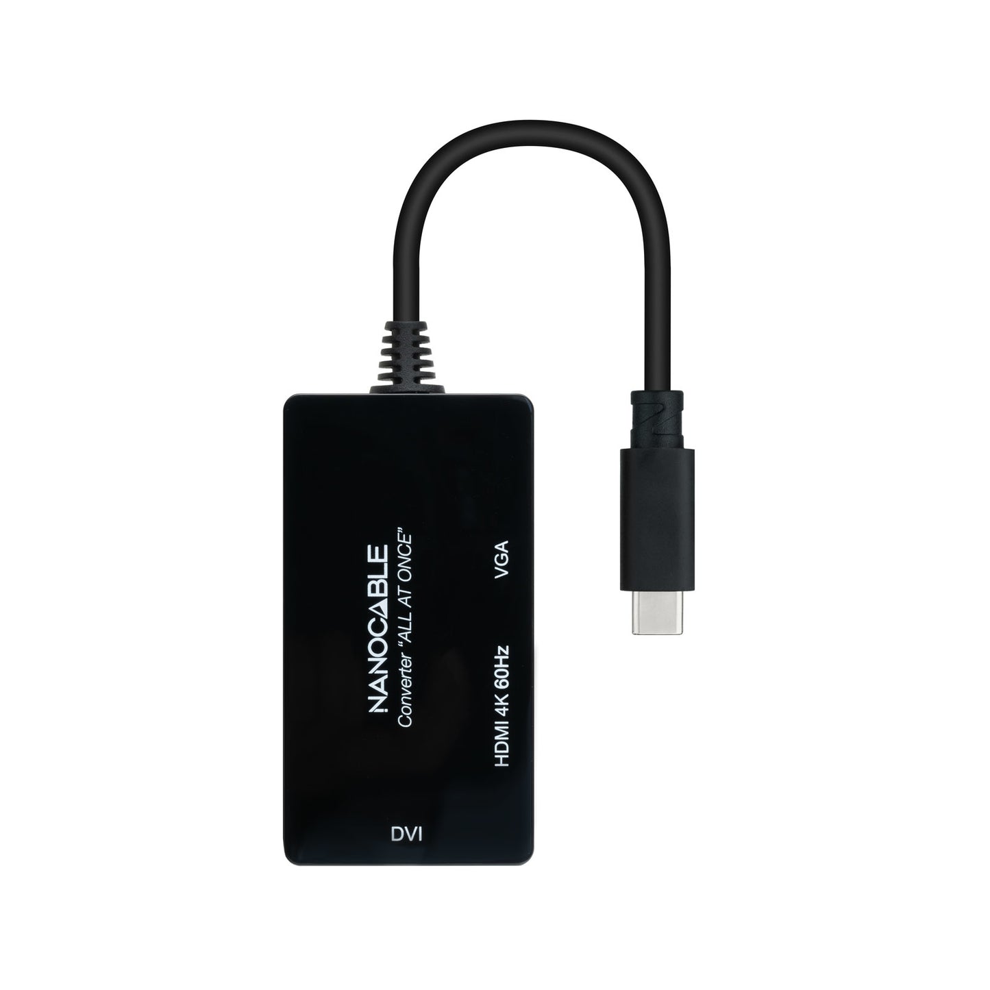 Nanocable - 10.16.4301-ALL Adaptador gráfico USB 3840 x 2160 Pixeles Negro