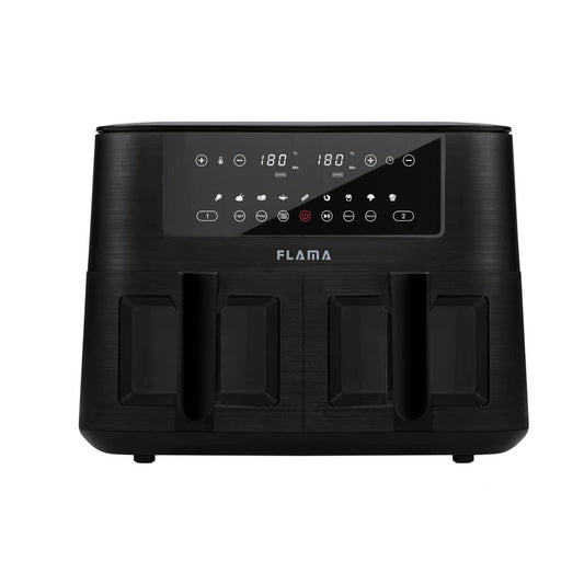 Flama - 698FL Doble 8 L Independiente 3040 W Freidora de aire caliente Negro