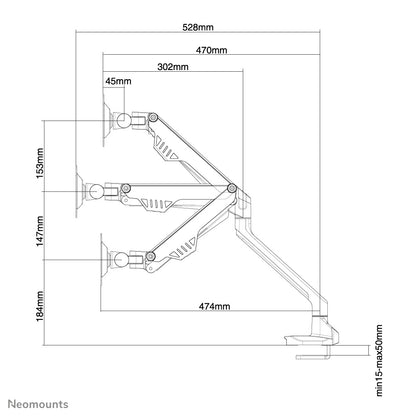 Neomounts - Soporte de escritorio para monitor