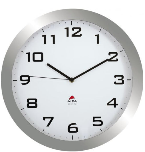 Archivo 2000 - ALHORISSIMO GS wall/table clock Pared Quartz clock Alrededor Plata