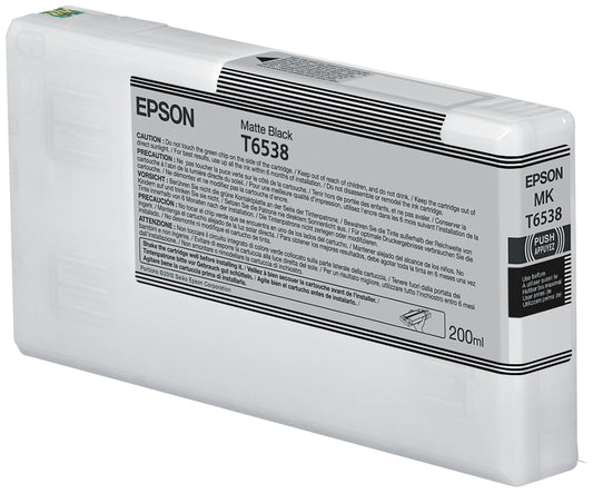 Epson Cartucho T6538 negro mate