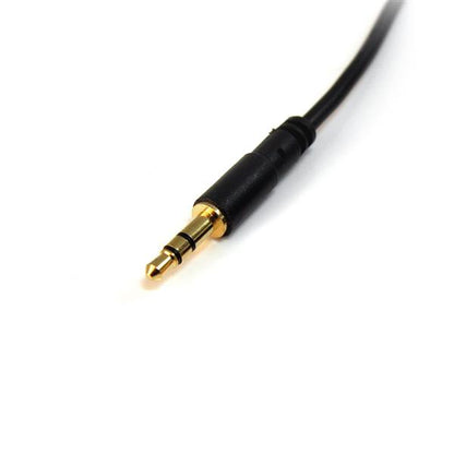 StarTech.com - Cable de 3m Delgado de Audio Estéreo de 3 5mm - Macho a Macho