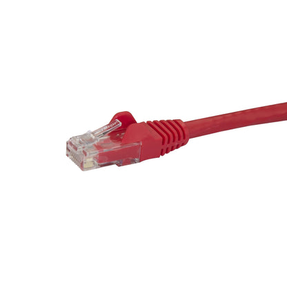 StarTech.com - Cable de Red de 0 5m Rojo Cat6 UTP Ethernet Gigabit RJ45 sin Enganches