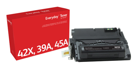 Everyday El tóner ™ Mono de Xerox es compatible con HP 42A 39A 45A (Q5942X/ Q1339A/ Q5945A), Capacidad estándar