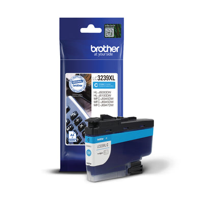 Brother LC-3239XLC cartucho de tinta 1 pieza(s) Original Alto rendimiento (XL) Cian