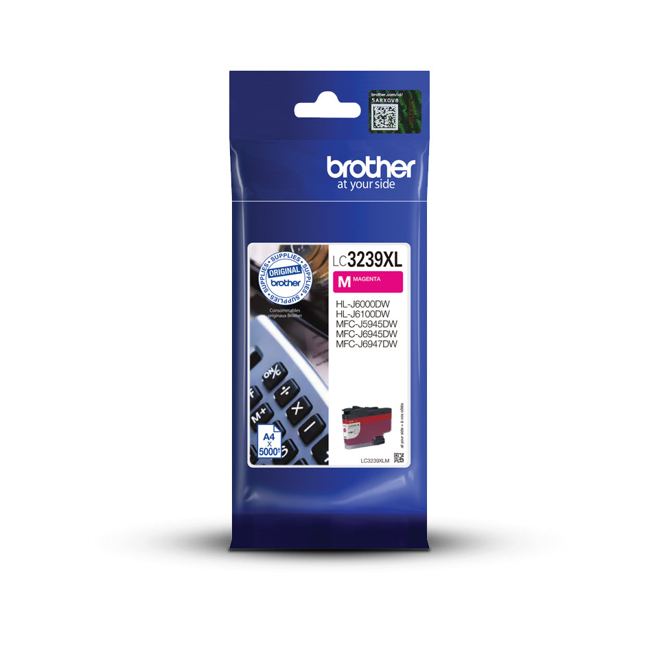 Brother LC-3239XLM cartucho de tinta 1 pieza(s) Original Alto rendimiento (XL) Magenta