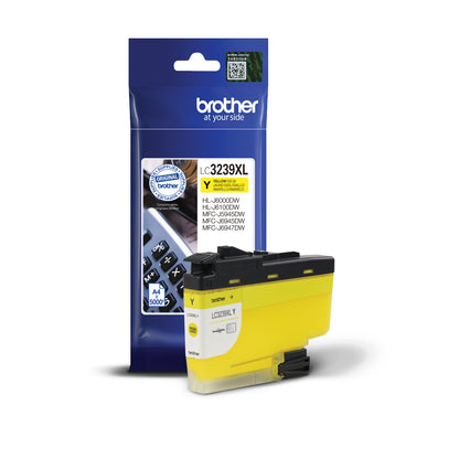 Brother LC-3239XLY cartucho de tinta 1 pieza(s) Original Alto rendimiento (XL) Amarillo