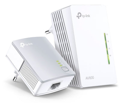 TP-Link Kit Adaptadores PLC/Powerline WiFi 600Mbps 2 Puertos Ethernet 10/100mbps 1 pieza(s)