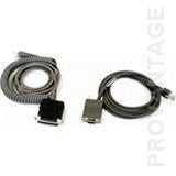 Datalogic - CAB-408 RS-232 Pwr Coil 9-Pin Fem cable de serie DB-9