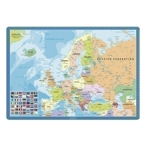 Senfort - SF-MAPA EUROPA VADE 35x50 - Pack de 2 unidades