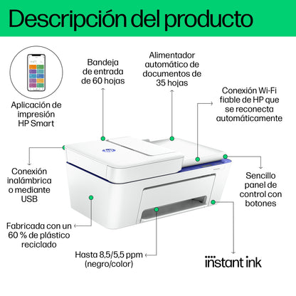 HP - Impresora multifunción DeskJet 4230e