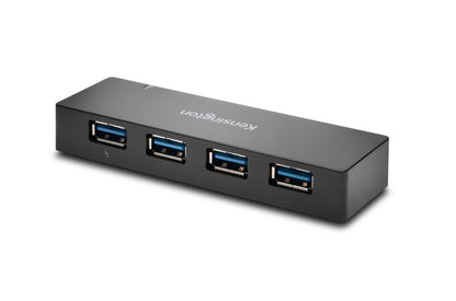 Kensington - Cargador y hub USB 3.0 de cuatro puertos UH4000C