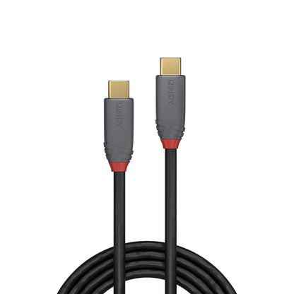 Lindy - 36902 cable USB 1 5 m USB C Negro  Gris