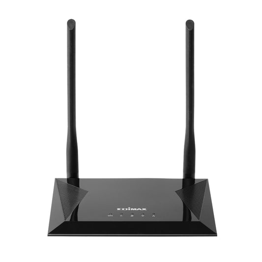 Edimax - N300 router inalámbrico Ethernet rápido Banda única (2 4 GHz) Negro