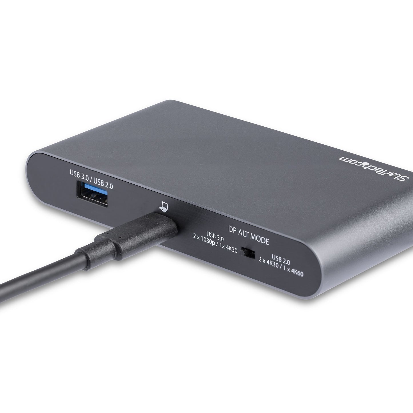 StarTech.com - Docking Station USB C para 2 Monitores DisplayPort 4K - con Entrega de Potencia de 100W Passthrough - GbE - Hub Ladrón Concentrador de 2 Puertos USB-A - Dock USB Tipo C para Ordenador Portátil - con Cable de 1m