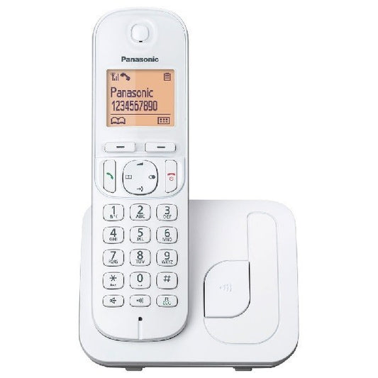 Panasonic - KX-TGC210 Teléfono DECT Blanco Identificador de llamadas