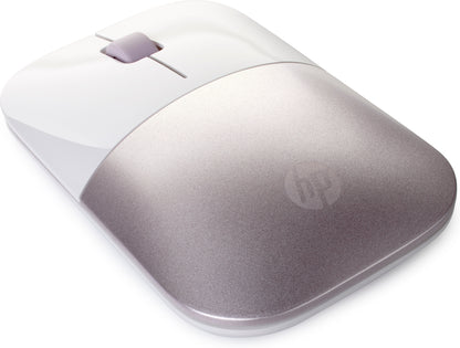 HP - Ratón inalámbrico Z3700 (blanco/rosa)