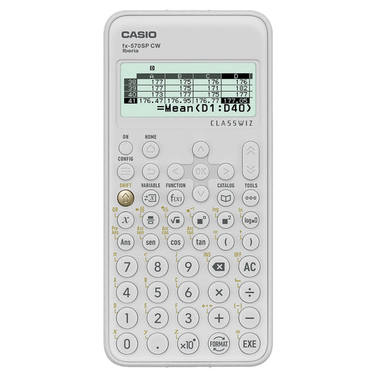 Casio - fx-570SP CW calculadora Escritorio Calculadora básica Blanco