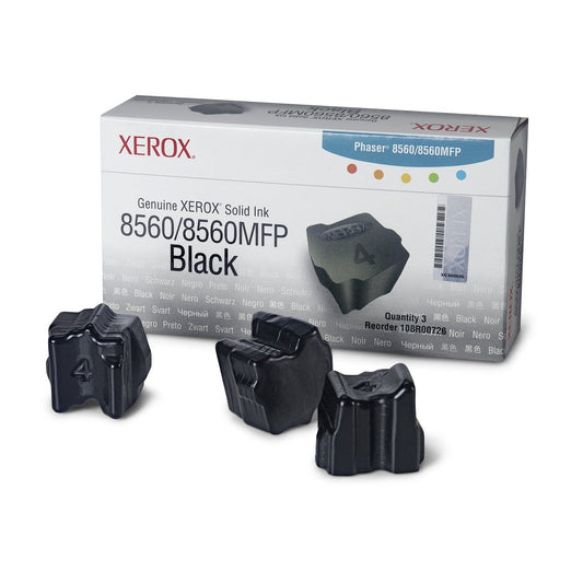 Xerox - Tinta Sólida Negra Genuina 8560MFP/8560 (3.400 páginas)