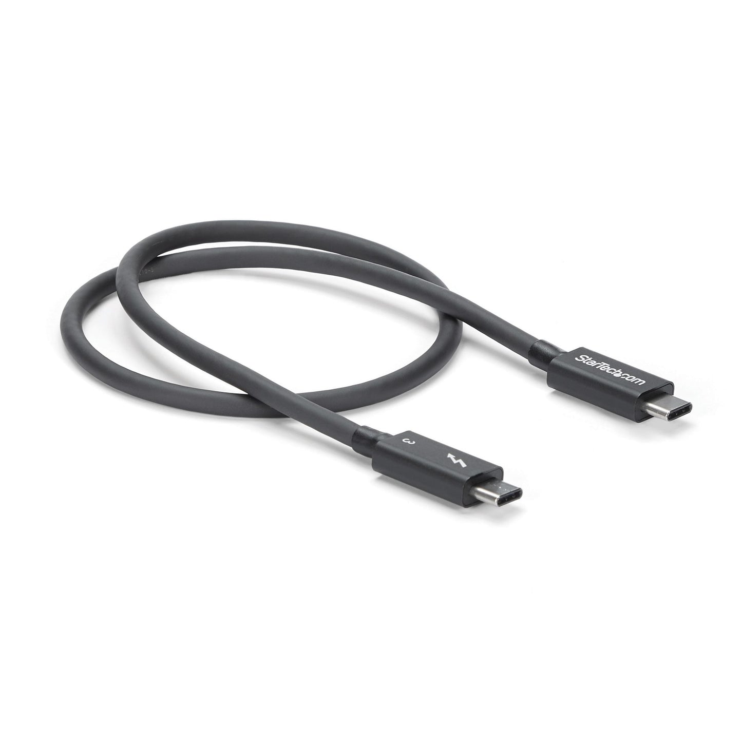 StarTech.com - Cable Thunderbolt 3 Pasivo de 50cm - 40Gbps - PD 100W - Vídeo 4K/5K - Cable Thunderbolt - Certificado Thunderbolt - Compatible con USB4 / Modo Alt DP - Thunderbolt 4 - USB 3.2 - USB-C