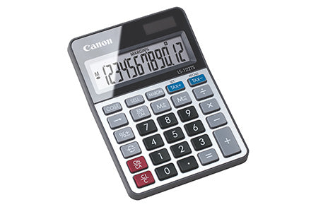 Canon - LS-122TS calculadora Escritorio Pantalla de calculadora Gris