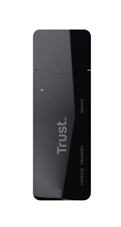 Trust - NANGA lector de tarjeta USB 3.2 Gen 1 (3.1 Gen 1) Type-A Negro