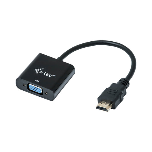 i-tec - HDMI2VGAADA adaptador de cable de vídeo 0 15 m HDMI VGA Negro