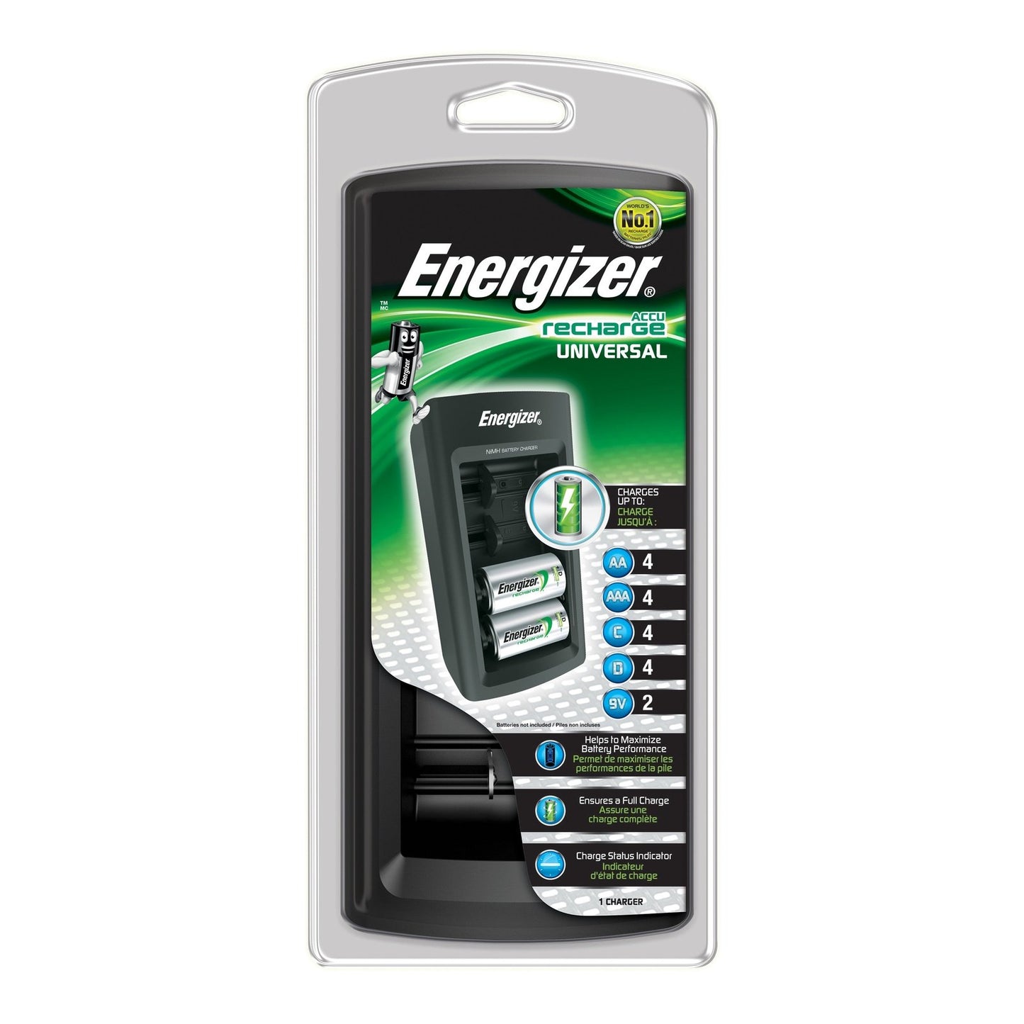 Energizer - Universal Charger cargador de batería Corriente alterna