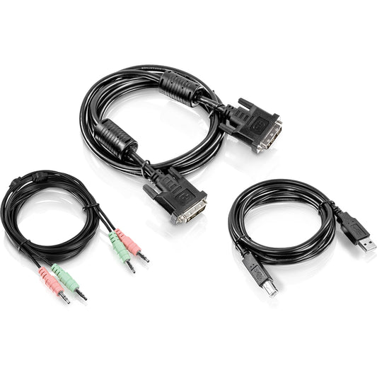 Trendnet - TK-CD06 cable para video  teclado y ratón (kvm) Negro 1 8 m