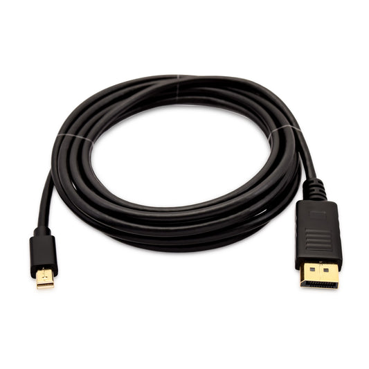 V7 - Mini-DisplayPort (m) de 3 m a DisplayPort (m) - Color negro