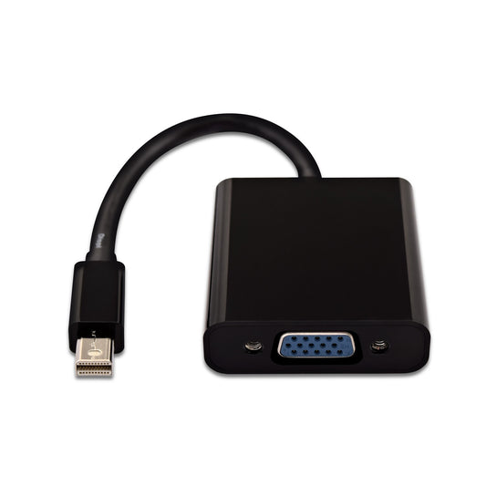 V7 - Adattatore video nero da Mini DisplayPort maschio a VGA femmina